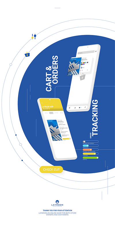 LAYMOON ONLINE SHOPPING APP app design ui ux