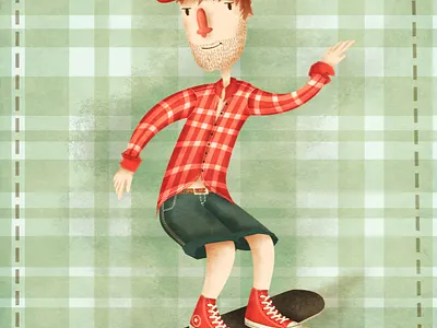 Skate Guy adidas artwork cartoon character children book design design art freelance illustration kids levi ortiz mascot mexico nike print skate sketch vector