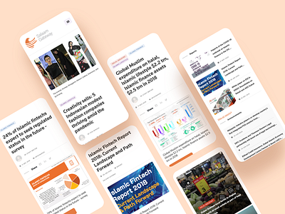 Salaam Gateway News Website mobile news ui ux website