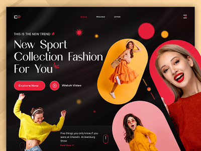 Fashion Website Landing Page apparel clothing clothing website cpdesign creativepeoples ecommerce shop ecommerce website fashion fashion landing page fashion website landing page mens clothing menswear online shop shopify style trending web web design womens clothing
