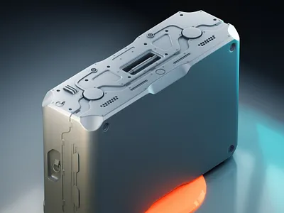 CyberCase 3d modeling 3d print 3d rendering autodesk maya design icon illustration