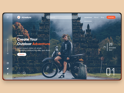 Adventure website 2020 trend adventure adventure tour adventures bike tours booking discover explore journey journey map tour travel travel website trendy design trip ui ui ux web web design website