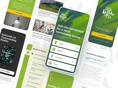 Online Learning App app design application crossplatform ui design ux