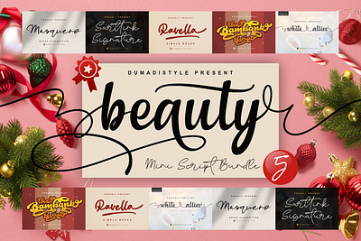 $6 Beauty Bundle animation app bold branding design font handmade logo newfont typography