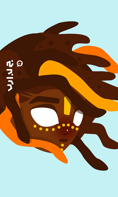 Jabari character characterdesign dreadlocks illustration tribal vector