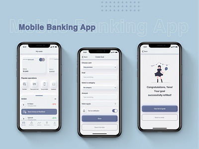 Mobile Banking App app design minimalism mobile app mobile app design mobile banking mobile banking app neumorphism neumorphism ui ui design ux design