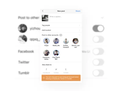 Weird toggle-switch in Instagram instagram