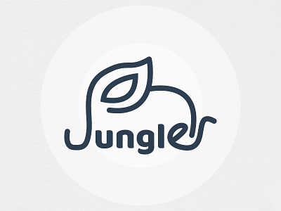 Jungle and elephant typo logo design amdesignspack logo creative elephant creative logo creative monogram logo elephant elephant logo elephants jungle jungle logo jungle typography junk latter mark logo minimal elephant minimalist logo minmal jungle modern logo monogram typo typography word mark logo