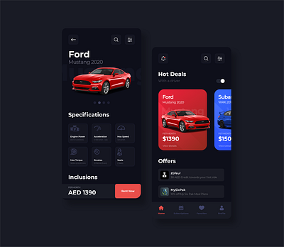 Car Rental App app branding car car rental car rental app design flat illustration illustrator minimal rental car typography ui ui design uidesign ux