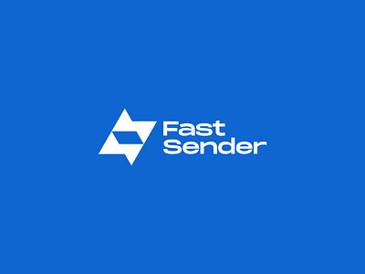 Fast Sender - Logo Design branding creative logo currency designxpart fast logo logo design logos money sender simple logo transfer transfer money