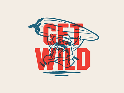 Burny Wild's Adventure Sauce branding hot sauce illustration typography