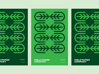 Field Paper Company Poster brand branding digital forest icon identity illustration layout logo mark media minimal paper pattern poster rebrand symbol texture tree type