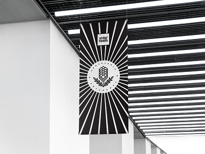 Usquebaugh Craft Beer - Flag banner banner design beer branding black and white branding design flag flag design graphic design logo vector visual identity