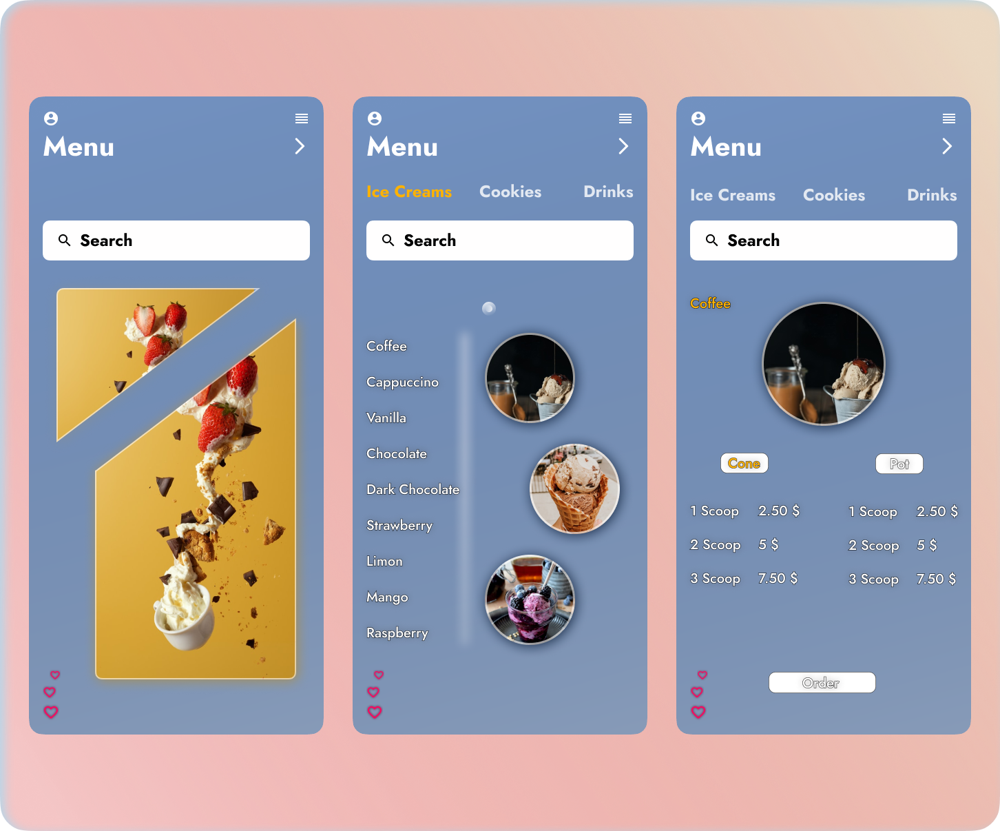 App food app branding design figma icon illustration illustrator logo ui ux vector