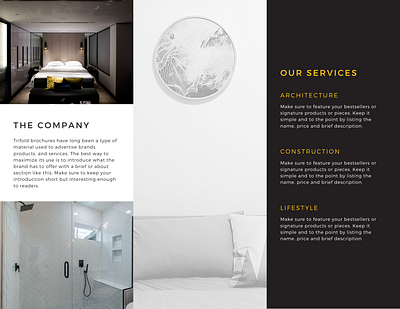 Brochure Dreamland Housing Company back brand identity branding brochure brochure design brochure mockup business creative design