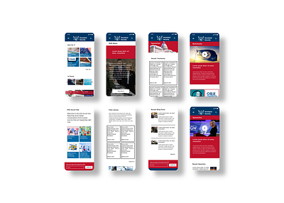 Department of Homeland Security Mobile app design government mobile mobile design mobile ui modern ui ux