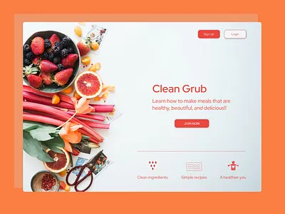 Daily UI 03: Landing Page branding daily ui daily ui challenge design landing page minimal practice ui ux ux design ux designer uxui web website