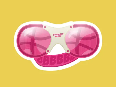 Dribbble Goggles basketball dribbble dribbble best shot dribbbleweeklywarmup goggles illustration illustrator kareem rec specs