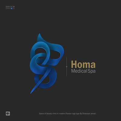 هما calligraphy logo design graphic typography تایپوگرافی گرافیک
