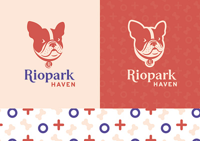 Riopark Haven animal animals brand brand identity bulldog dogs haven english bulldog haven icon logo logo design logodesign logos logotype pets vector