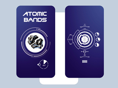 Atomic Bands - Branding - Recto/Verso branding design graphic design illustration logo typography ui ux vector