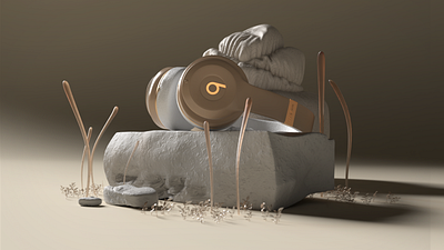 Beat _ mood 2 3d art 3d artist branding cinema4d design illustration redshift