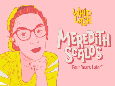 Whip Lash Social Post brand identity brand identity design branding comedy poster design hand lettering illustration lettering poster typography