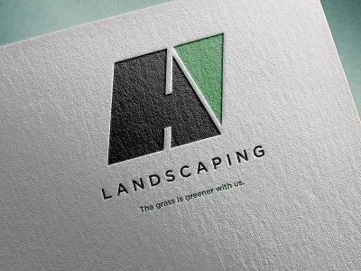 Landscaping Logo Mockup adobe illustrator branding design logo mockup photoshop stationery design typography vector