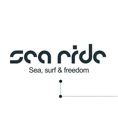 SEA RIDE LOGO branding logo logo design logotype surf typogaphy