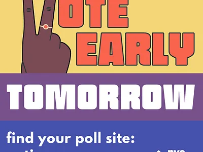 NYC VOTES 2020 campaign design election social typography vote