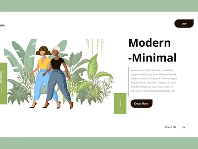 Minimal landing branding design minimal ui ui website template ux web website