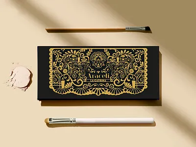 Mexican illustration for shadow palette colors design diadelosmuertos diademuertos doodle graphic design illustration illustrator logo make up mexican mexico