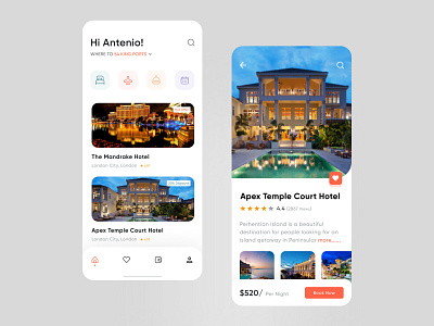 Travel Apps app design holiday mobile apps