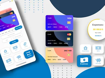 Bank app app branding design illustration logo minimal typography ui ux web
