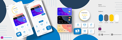 Bank app app branding design illustration logo minimal typography ui ux web