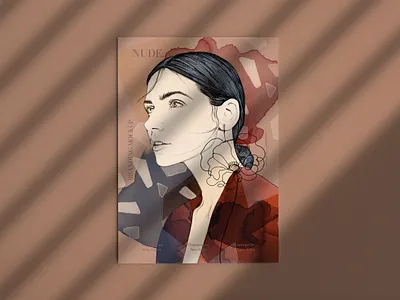 Fashion illustration abstract colors design digital illustration digital painting face fashion fashion brand illustration illustration art portrait procreate art watercolors