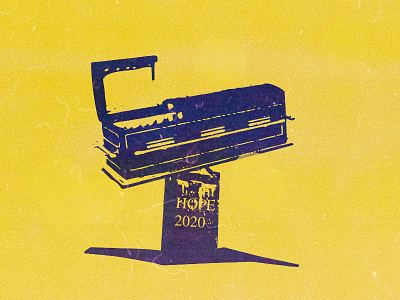 Hope 2020 design flat illustration minimal vector vector art