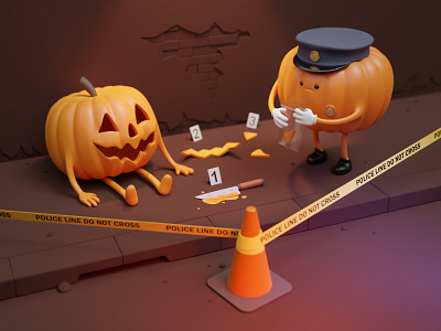 - Forget it, Jake, it's SpookyTown! 🎃 3d 3d art 3d artwork blender blender 3d blender3d blendercycles charactersdesign creative crime scene dribbbleweeklywarmup halloween halloween design horror illustration pumpkin simple spooky spooky season warmup