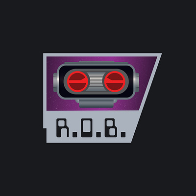 Day 302 adobe illustrator adobe illustrator cc brand identity brand identity design brand identity designer branding gaming graphic design graphic designer illustrator on ipad logo logo design logo designer logos nintendo rob robot space super smash bros