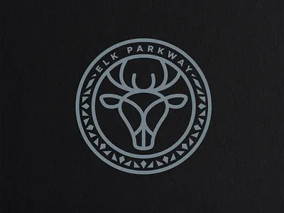 Falcon Rock Line Villages, Elk Parkway Logo branding center design icon identity illustration international logo logo design