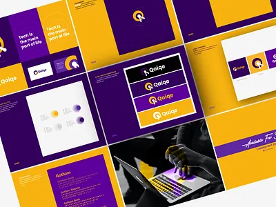 qaiqe logo - tech logo a brand branding design designer digital ecommerce guidelines logo q tech technology