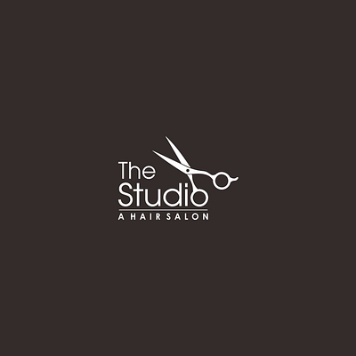 The Studio design icon logo minimal typography vector