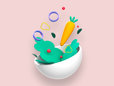 Salad 3d 3d 3d artist 3dillustration app design c4d c4dart cinema4d illustration illustration art illustrations inspiration isometric isometric design isometric illustration maxon cinema 4d maxon3d salad salads ui vector