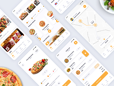 Food Delivery App 🍲 app delivery design figma food illustration mobile ui