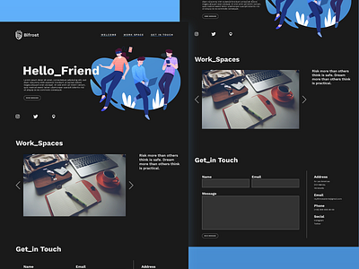 Bifrost web design ui web webdesign website