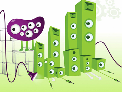 BoomKlakers - Toddler App animation app branding design graphic design illustration ui ux vector