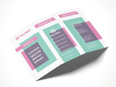 Brochure Design Valhmo brochure brochure design creative creativity design designer flyer flyer design graphic design graphic artist modern trifold brochure typography