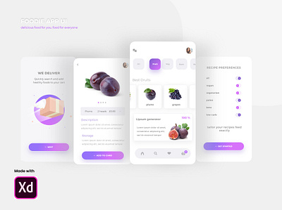 Food delivery app delivery app design food aplication food app food delivery app food shop mobile food app uidesign