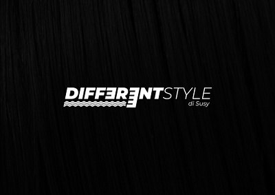 DIFFERENT STYLE by Susy - BRAND IDENTITY branding flat hairdresser hairstyle italy logo