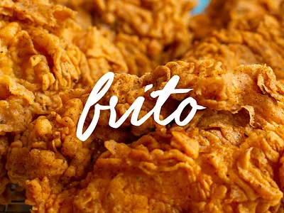 Frito branding branding and identity branding design fast food fried chicken restaurant script type typeface